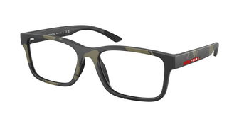 Prada Linea Rossa Brille PS 01RV 14X1O1 - Mimetic-grün kautschuk